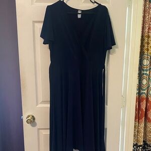 Urban Outfitters Elegant Black Midi Dress